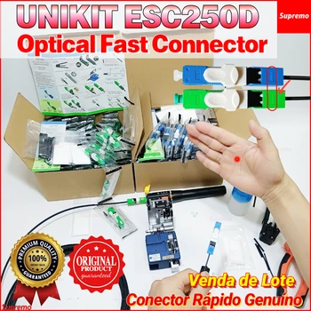 100% Оторизиран Истински UNIKIT ESC250D APC, SC/UPC монтируемый в полеви условия оптичен съединител от FTTH drop кабел Pixian бърз куплунг  10