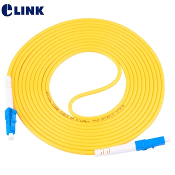 15шт LC-LC оптичен пач кабел SM Симплексный 0,3-0,35 mrt дължина 2,0 мм диаметър  10