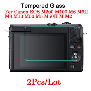 2.5 D 9H Прозрачно Закалено Стъкло За Canon EOS M200 M100 M6 M6II M3 M10 M50 M5 M50II M M2 Водоустойчива Защита на екрана от Надраскване  10