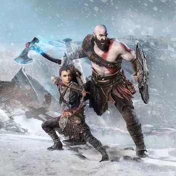 20 см NECA God of War Класическа Игра на PS4 Kratos Атрей Баща и Син Фигурка PVC са подбрани Модел Играчки Кукла за Подарък за Рожден Ден  10