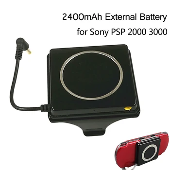 2400 ма PSP Преносима Външна Батерия за Sony PSP 2000 PlayStation 3000 Резервна Батерия и Зарядно Устройство Батерия и Слот Аксесоари  10
