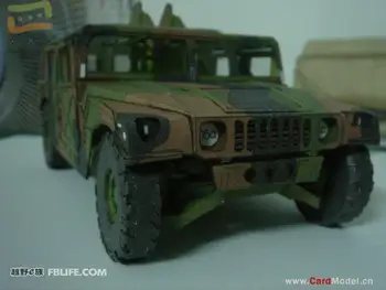 3D Стерео Ръчно изработени Книжен Модел Камуфлаж Hummer Военен Модел 3D Книжен Модел направи си САМ Ръчно изработени Лимитирана Серия на Второ Убийство  10