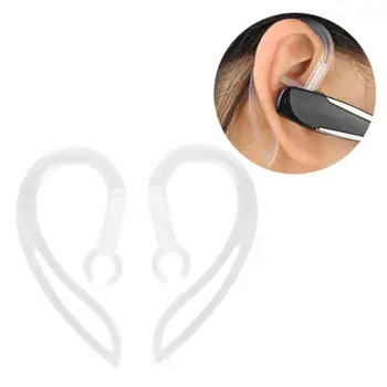 5 мм Bluetooth Слушалки Прозрачен Мек Силиконов Ухото на Куката Контур Клип Слушалки  5