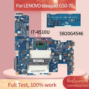 5B20G45461 За LENOVO Ideapad G50-70 I7-4510U дънна Платка на лаптоп NM-A272 DDR3 дънна Платка на лаптоп  10