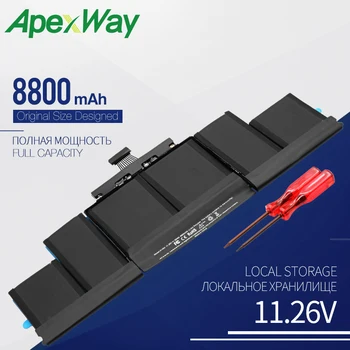 Apexway 11,26 V A1494 Батерия за лаптоп Apple Macbook Pro 15 