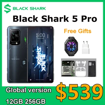 Black Shark 5 Pro Gaming телефон Глобалната Версия на Смартфон Snapdragon 8 Gen 1 Celular 120 W Супер Такса 108 М Помещение Восьмиядерный NFC  10