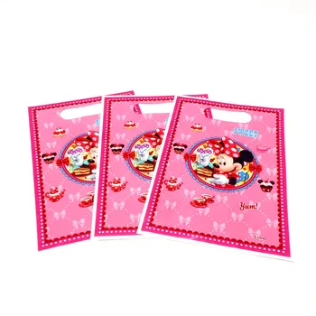 Disney Мини Маус Подаръчни комплекти Чанта за Шоколадови Мини Маус Чанта за Детски Рожден Ден Сувенири, Детски Увеселителен Подарък Сватбена Украса  10