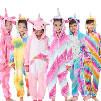Kawaii, Нова стилна детска Цели пижама с мультяшными животни, есенно-зимна домашно облекло, облекло за изпълнения  0