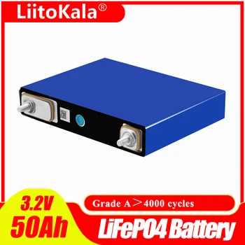LiitoKala 3.2 В 50Ah lifepo4 Клетки Литиево-Желязо Фосфат за 12v 52Ah Акумулаторна Батерия Сам за Съхранение на Слънчева Енергия  10