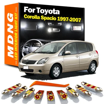 MDNG За Toyota Corolla Spacio 1997-2004 2005 2006 2007 Авто Led Вътрешен Купол Карта Комплект Автомобилни Led Лампи Canbus Без Грешки  10