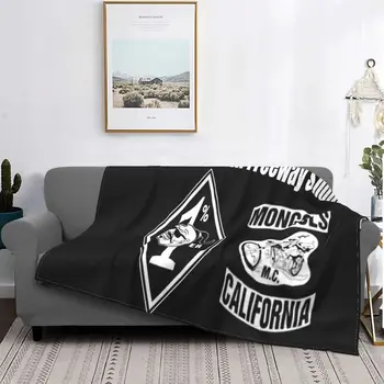 Mongols Mc California Одеяло Покривки За Легло Каре Одеяла Плажна Пухени Завивки За Легла  5