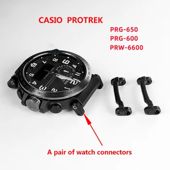 PRG-650 PRW-6600 PRG600 Почиствам каишка за часовник Адаптер За PROTREK C-asio Конектор От Неръждаема Стомана Каишка Аксесоари Черен С Инструменти  10