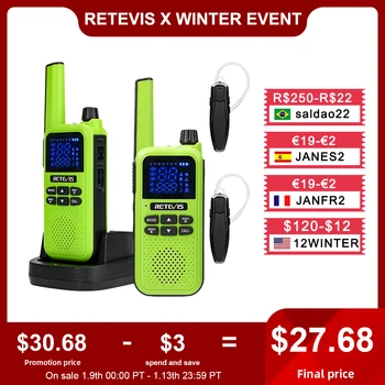Retevis RA619 Преносима радиостанция, Акумулаторна батерия Двупосочен Радио PMR за Motorola Bluetooth-Съвместими радиостанции за лов  10