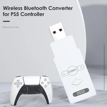 USB Безжичен Джойстик Геймпад Конвертор за Sony PS5/Switch/Switch Lite/PS4/PS3/PC Bluetooth Гейм Контролер, Адаптер за Приемника  10