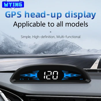 WYING G2 Авто HUD GPS Скорост Head Up Дисплей, Височина Пробег Интелигентен Сензор Умора Шофиране Предупредително Устройство за Всички Модели Автомобили  5