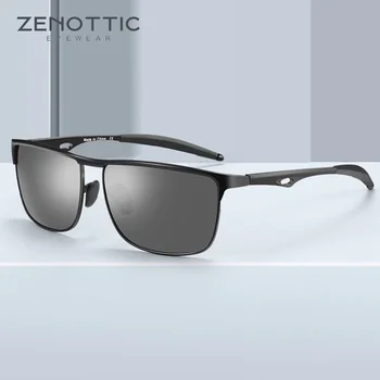 ZENOTTIC Алуминиеви Спортни Поляризирани Слънчеви Очила За Мъже С Огледален UV400 Антирефлексно Покритие За Шофиране Очила  10