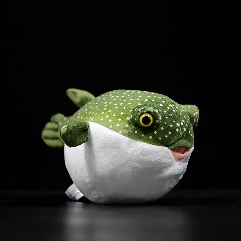 Сладък Риба Фугу Меки Плюшени Играчки за Рожден Ден за Деца, Подарък Моделиране Tetraodontidae Реалистични Меки Морски Животни Риба Фугу Кукли