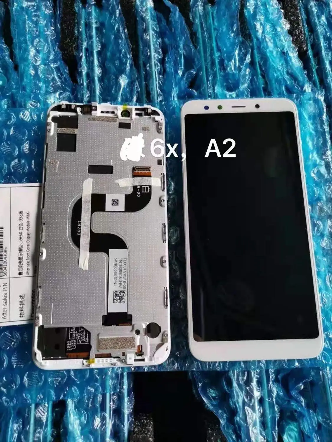 Оригинален За Xiaomi Mi A2 MI 6X LCD дисплей с сензорен екран Замяна За Pantalla XiaoMi Mi A2 Tela Mi A2 Дисплей Mi A2 Екран