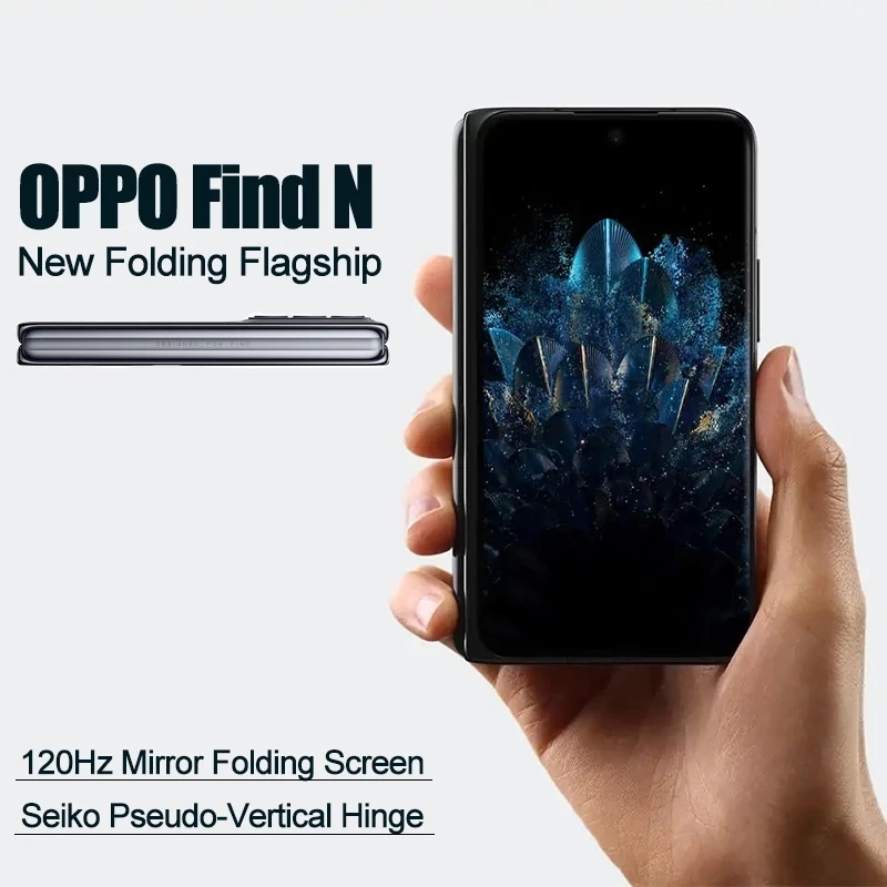 Смартфон OPPO Find N 5G на 7.1-инчов AMOLED със сгънат екран Восьмиядерный процесор Snapdragon 888 33 W SuperFlash Charge NFC