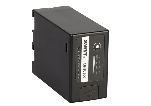 SWIT LB-SU90C SONY BP-U Съвместима батерия за PXW-Z280, X280, FS5, FS7, FX9 и т.н., Има конектор D-tap и USB-C
