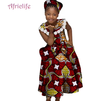 Африкански Рокли за Малки Момичета, Плиссированная Пола, Подарък Лента за Коса, Сладка Дрехи за Момичета с Голям Нос, Дрехи Размер WYT538  10