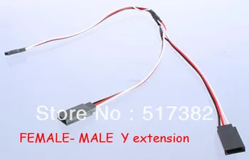 Безплатна доставка 300 мм 30 см серво удлинительный кабел 30 жило за съединител JR futaba  5