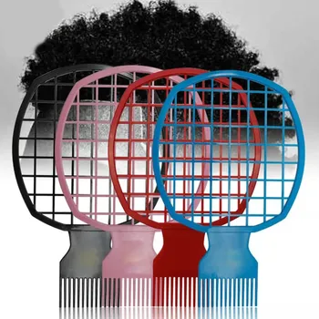 Висококачествена Обрат-Гребен маша за Коса Twist Brush Afro Curl Comb Twist Hair Coils Гребен Инструмент за Стайлинг на коса Естествена Коса Инструменти  2