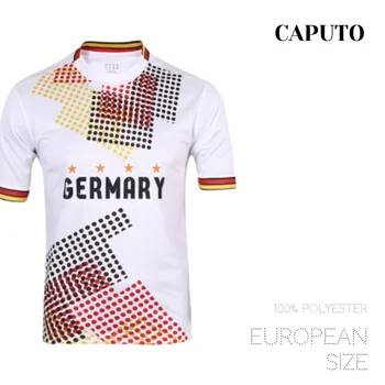 Германската Футболна фланелка на Европейския Размер, Мъжки ризи, Футболна Фланелка за Мъже, Модни Тениска за фенове на Aisa, Майк Caputo  10