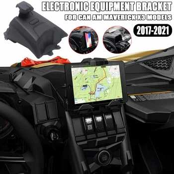 За Can Am Маверик X3 Модел 2017-2021 Черен Нов Скоба За Електронно Устройство С Вграден Склад Навигация скоба За смартфон  5