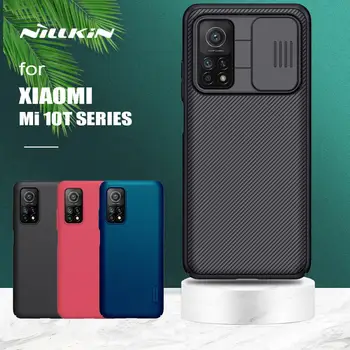 за Xiaomi Mi 11T 10T Pro 5G Nillkin CamShield с Плъзгащ се Капак Камера Матиран екран за Xiaomi Mi 11T 10T 11 10 Ultra Lite Pro 5G  5