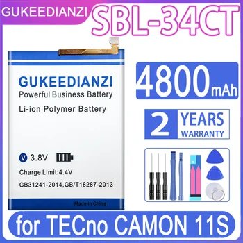 Замяна на батерията GUKEEDIANZI BL-34CT 4800 mah за TECno CAMON 11S  10