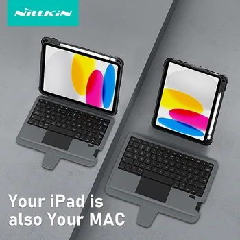 Калъф NILLKIN за iPad на 10-то поколение Магнитен Калъф За iPad 9-то Поколение На iPad на 8-то и 7-то поколение Калъф с Bluetooth клавиатура  0