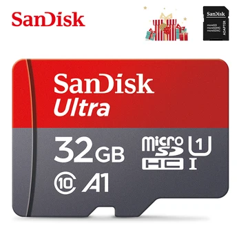 Карта памет Sandisk 128 GB КАРТА ПАМЕТ 64 GB микро карта 256 GB TF Карта на 32 г Клас 10 sd карти 16 GB за Телефони с 512 GB камера 8 GB  5