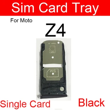 Притежателят На Тавата За Sim Карта За Motorola Moto Z4 Карта Памет Adpter Ремонт На Част От  0