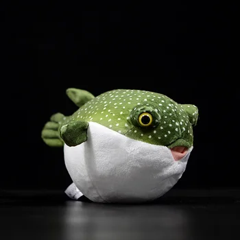 Сладък Риба Фугу Меки Плюшени Играчки за Рожден Ден за Деца, Подарък Моделиране Tetraodontidae Реалистични Меки Морски Животни Риба Фугу Кукли  1