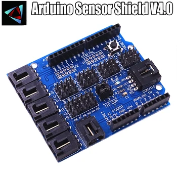 Умна Електроника за Arduino Sensor Shield V4.0 V4 Цифров Аналогов Модул Разширение На Таксите За Развитие  10