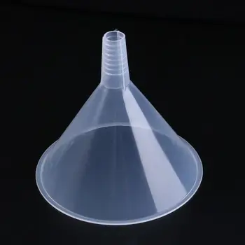 Фуния 150мм пластмасова бяла Прозрачна За Гаражни /Автомобилни Течности /Лаборатория/Кухня E7CA  0